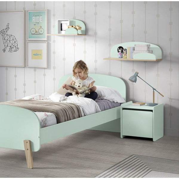 Mentolno zelena nočna omarica Vipack Kiddy-image-2