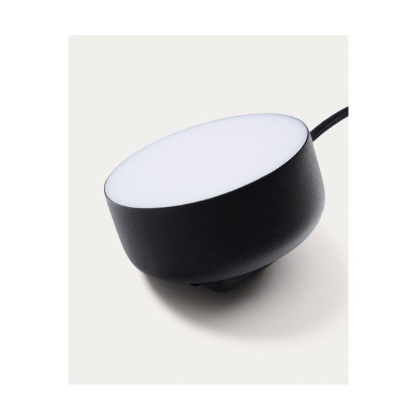 Črno kovinsko LED točkovno svetilo ø 8,5 cm Orey – Kave Home-image-3