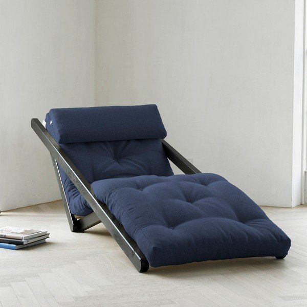 Lounge stol Karup Figo, Wenge/Navy, 70 cm-image-1