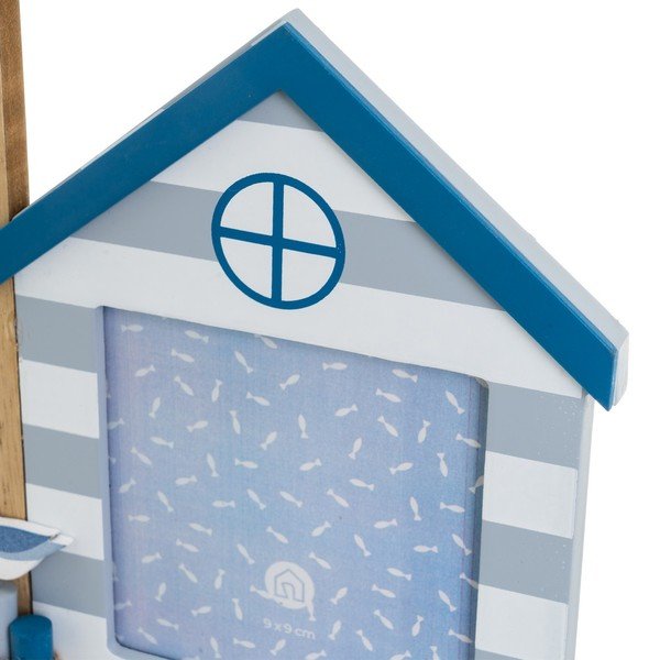 Steklen stenski okvir 43x27 cm Houses – Casa Selección-image-1