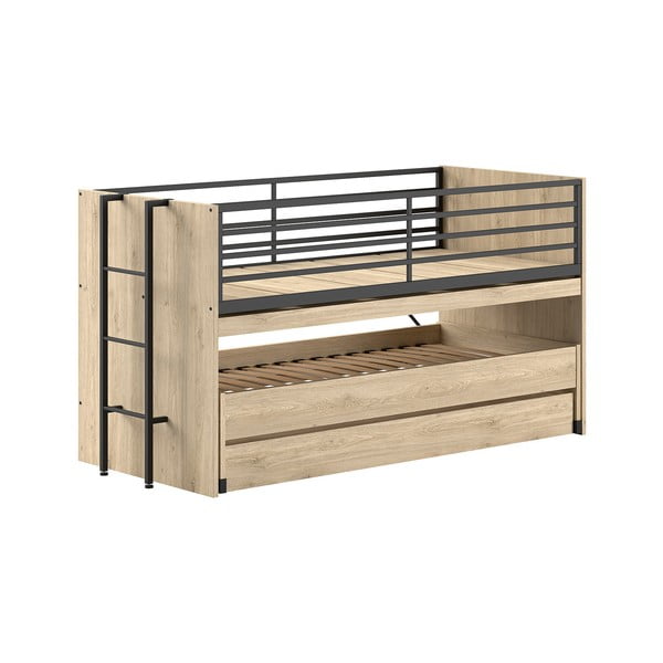 Pograd otroška postelja z letvenim dnom in dodatnim ležiščem 90x200 cm Sam – Vipack-image-2