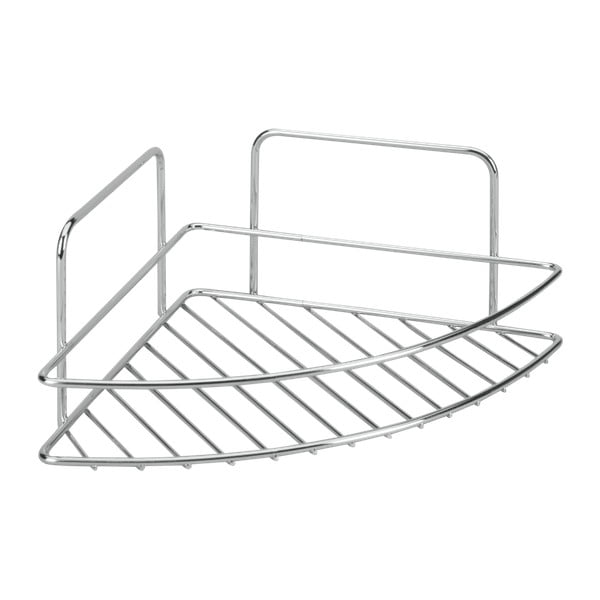 Jeklena kopalniška polica v sijajno srebrni barvi Luxy – Metaltex