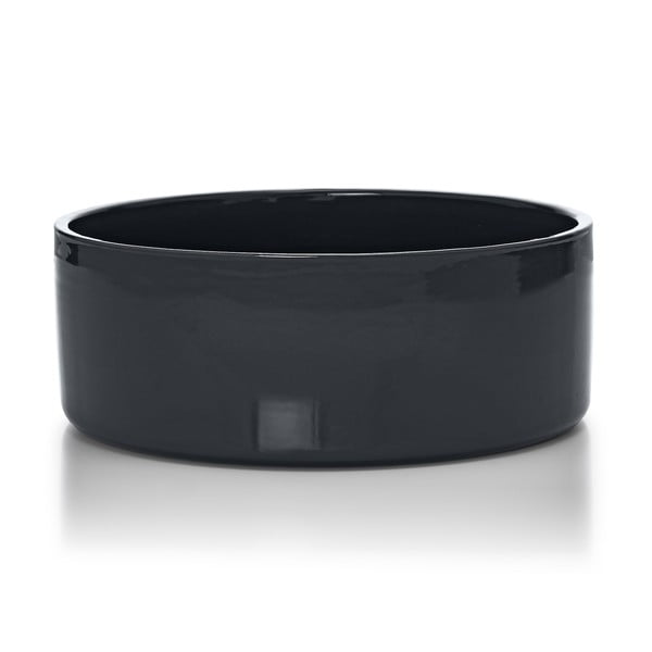 Porcelanasta posoda za hrano za pse ø 20 cm Scodella Graphite M/L – MiaCara