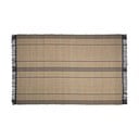 Obojestranska preproga iz morske trave v črni in naravni barvi 200x300 cm Brunilda – Kave Home