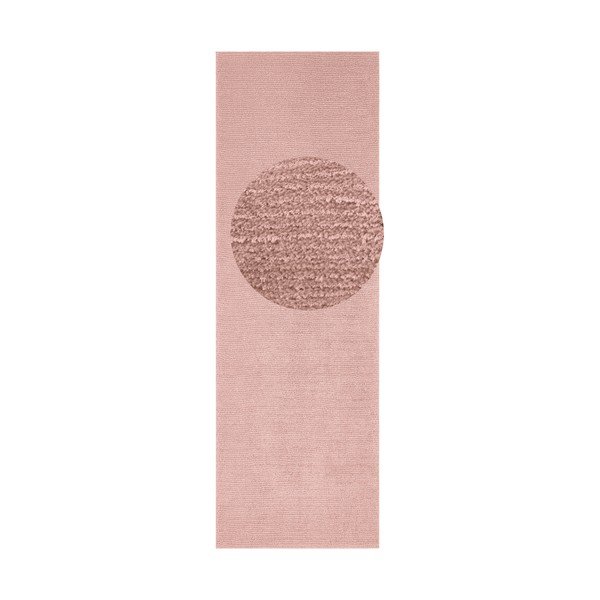 Rožnat tekač Mint Rugs Supersoft, 80 x 250 cm
