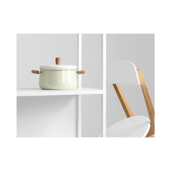 Bel knjižni regal Custom Form Hyller Side, višina 110 cm-image-3
