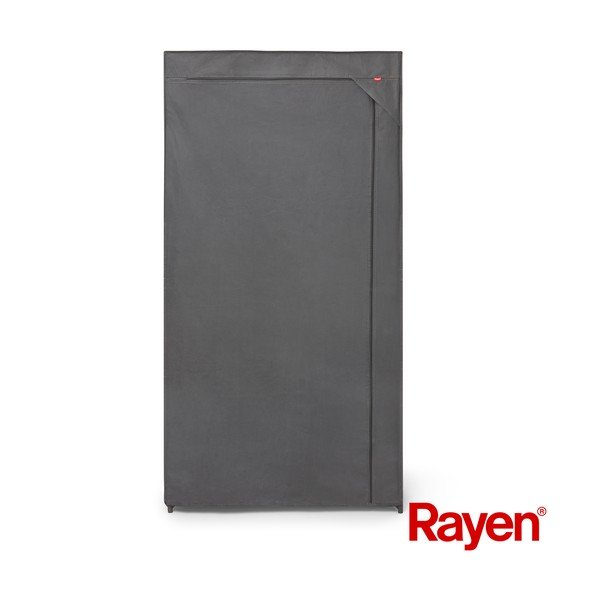 Siva tekstilna garderobna omara 79x155 cm – Rayen-image-2