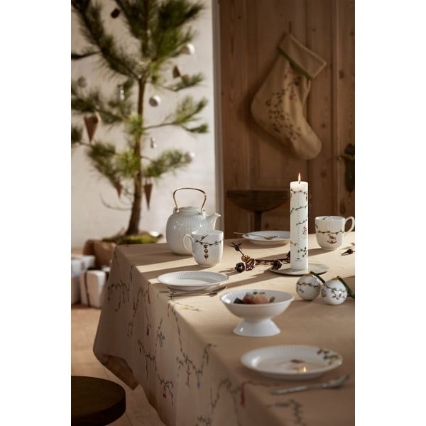 Porcelanast božični okrasek ø 6 cm Hammershøi Christmas Bauble 2025 – Kähler Design-image-3