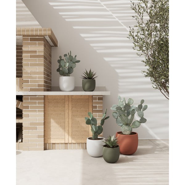 Keramičen ročno poslikan cvetlični lonec ø 16 cm Aura – Artevasi-image-3