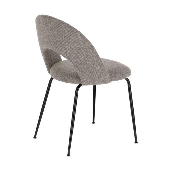 Siv oblazinjen jedilni stol Mahalia – Kave Home-image-2
