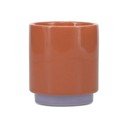 Oranžna/vijolična skodelica iz kamenine 270 ml Duo – ONA