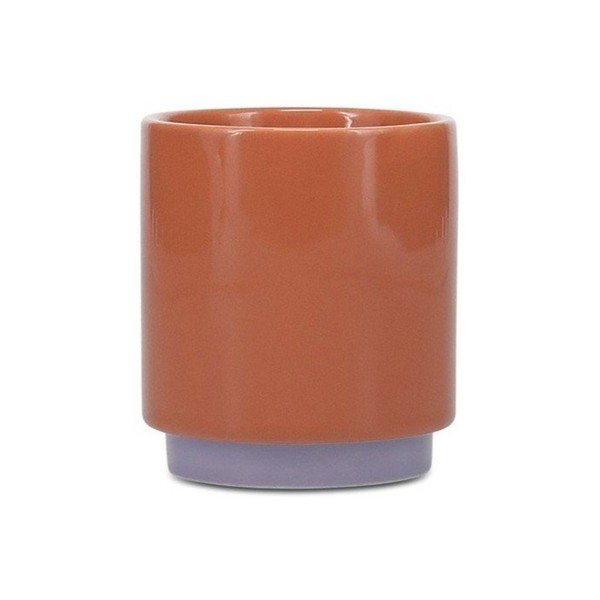 Oranžna/vijolična skodelica iz kamenine 270 ml Duo – ONA