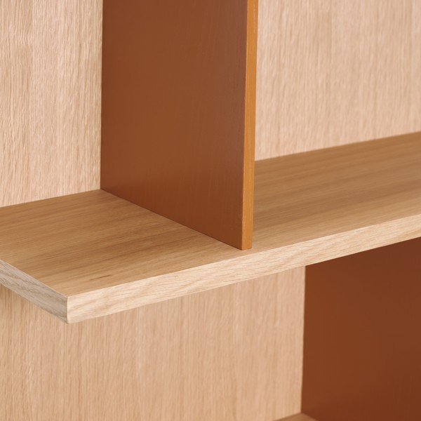 Večnivojska polica v hrastovem dekorju v naravni barvi 60 cm Stand – Hübsch-image-2