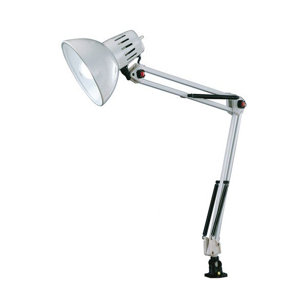 Bela namizna svetilka z upogljivo konstrukcijo/s sponko (višina 73,5 cm) Tajo – Trio-image-3