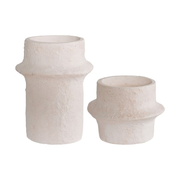 Svečniki za čajno svečko iz cementa v kompletu 2 ks – House Nordic