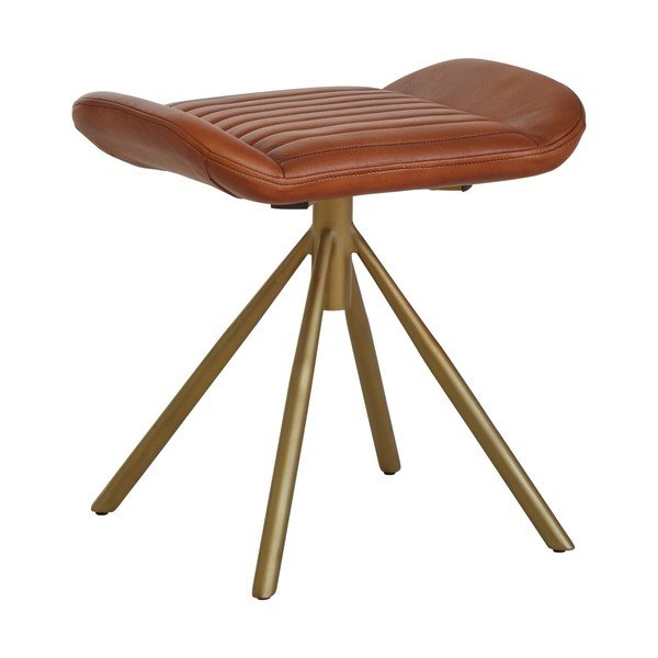 Rjav usnjen tabure Buffalo – Premier Housewares