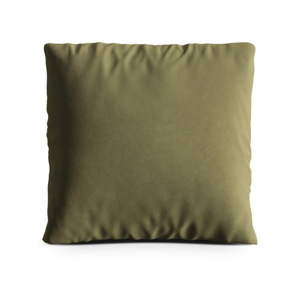 Zelena žametna okrasna blazina za sedežno garnituro Kemi – Cosmopolitan Design