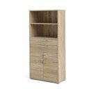 Modularna knjižna omara iz naravnega hrasta 89x189 cm Prima - Tvilum