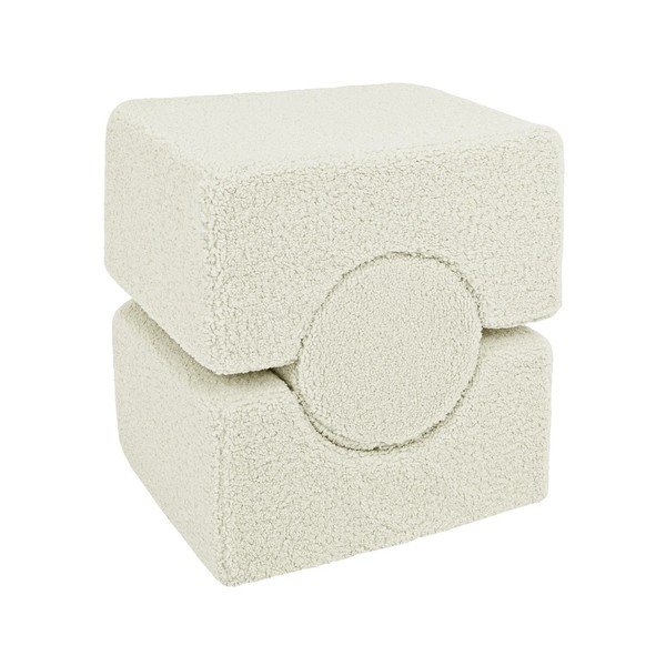 Belo bouclé otroško igrišče iz pene 3 ks višina 30 cm 83x45 cm – Meowbaby