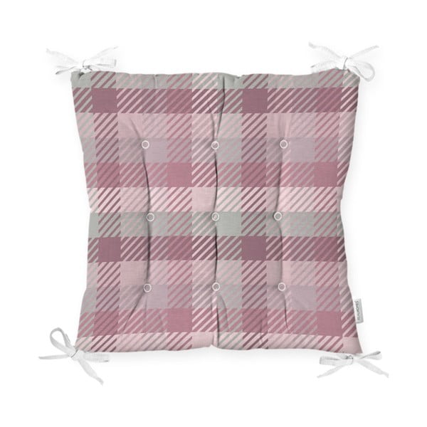 Sedežna blazina Minimalist Cushion Covers Flannel Pink, 40 x 40 cm