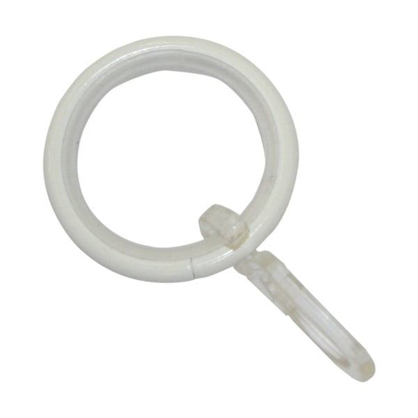 Obročki za zavese z vstavkom in kaveljčkom v kompletu 10 ks Kreta - Gardinia