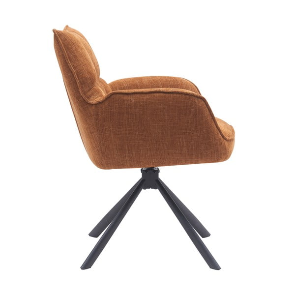 Oranžni oblazinjeni jedilni stoli v kompletu 2 ks Marilla – Unique Furniture-image-2