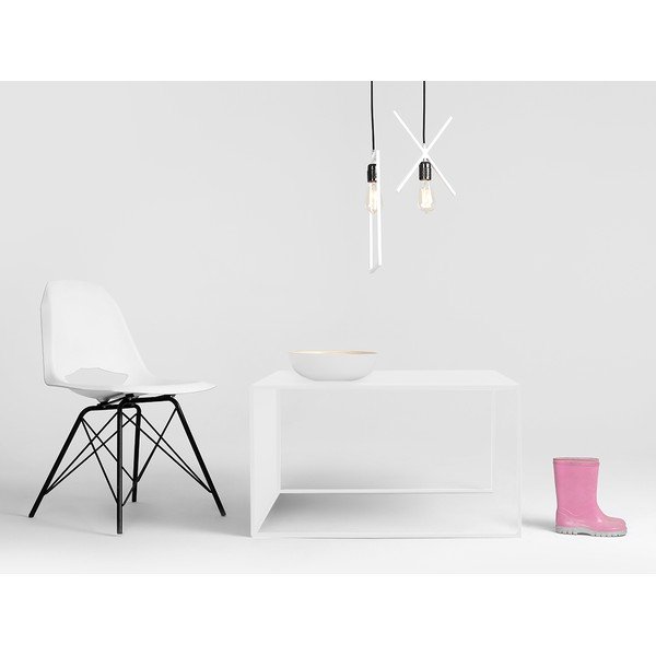 Bela kovinska mizica 80x80 cm 2Wall – CustomForm-image-3