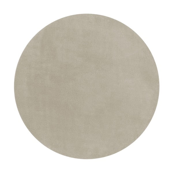 Kremno bela okrogla preproga 133x133 cm – Flair Rugs