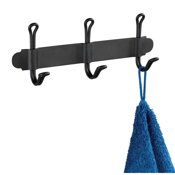 Črn trojni stenski obešalnik Wenko Nostalgia-image-3