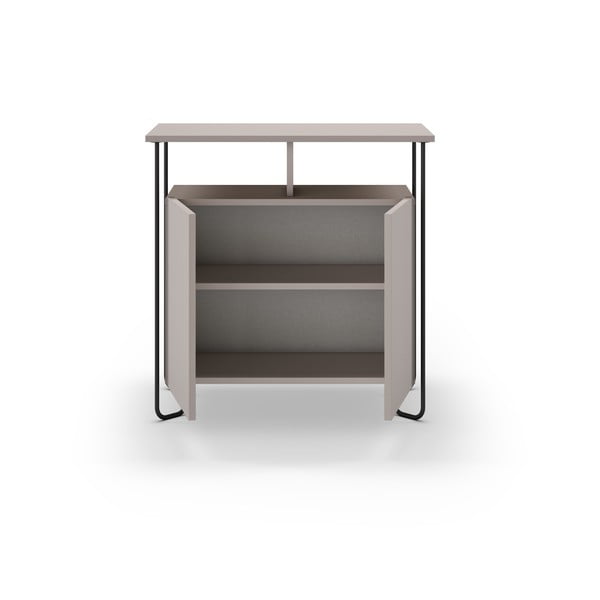 Siva/bež omarica 80x80 cm Dilly – Marckeric-image-3