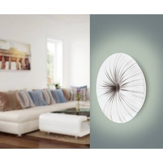 Bela/srebrna LED stropna svetilka NIEVES – EGLO