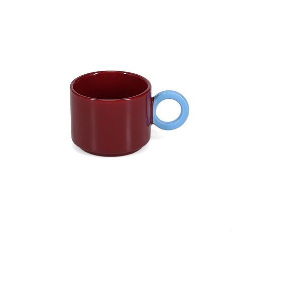 Bordo rdeča skodelica iz kamenine 280 ml Lou – ONA-image-3