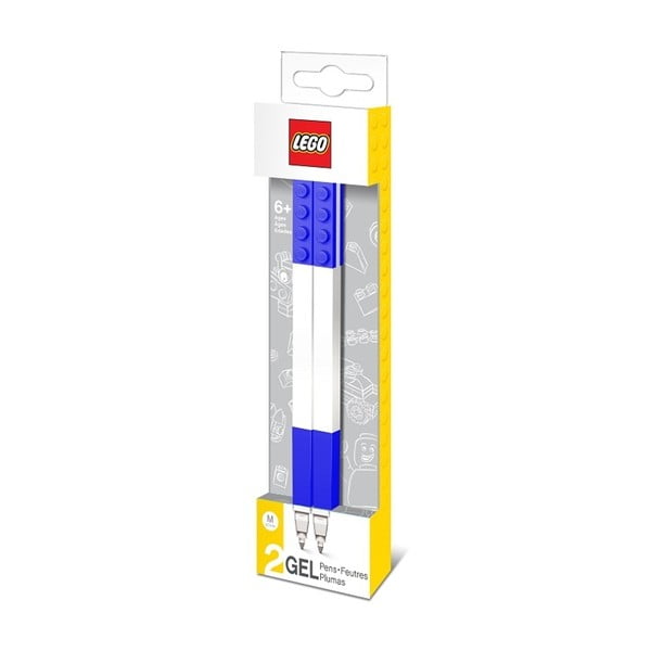 Komplet 2 modrih gelskih pisal LEGO®