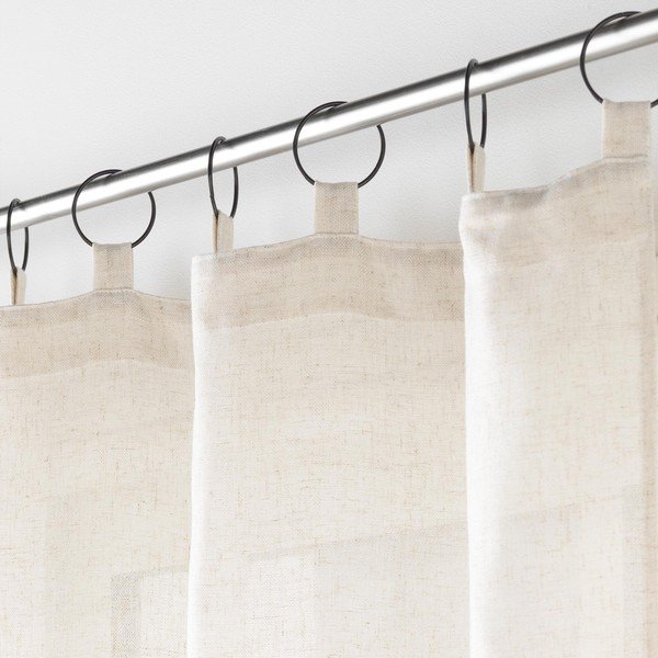 Bež zavesa 140x240 cm Pauline – douceur d'intérieur-image-1