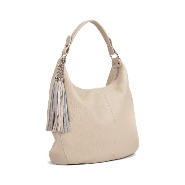 Bež usnjena torbica Sofia Cardoni Bruhna-image-4