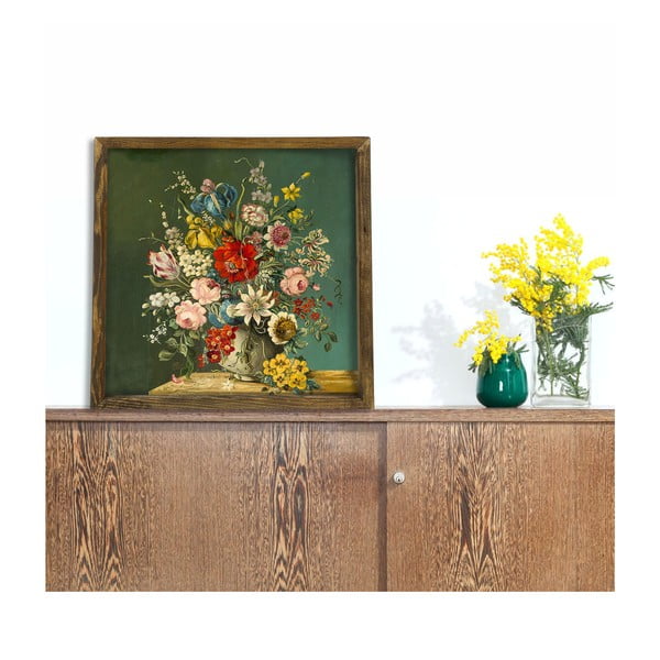Stenska slika Vintage Flowers, 50 x 50 cm-image-2