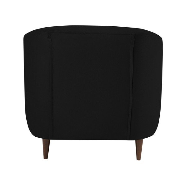 Črni žametni fotelj Kooko Home Glam-image-3