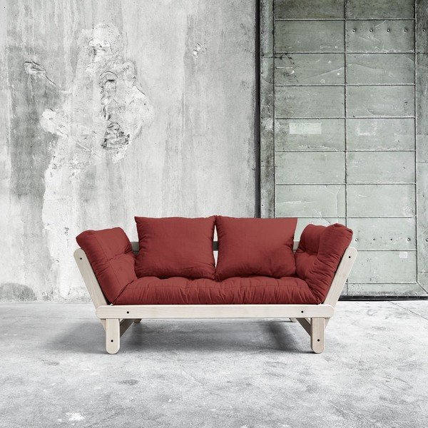 Raztegljiv kavč Karup Beat Beech/Passion Red-image-3