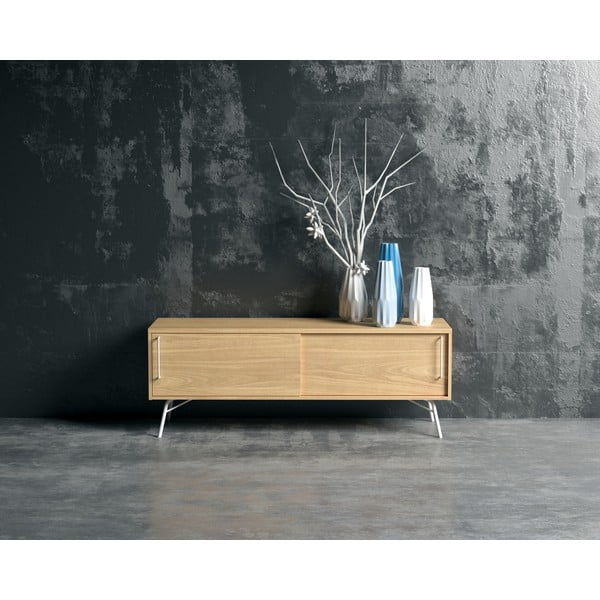 TV omarica z belimi nogami Woodman Ashburn-image-1