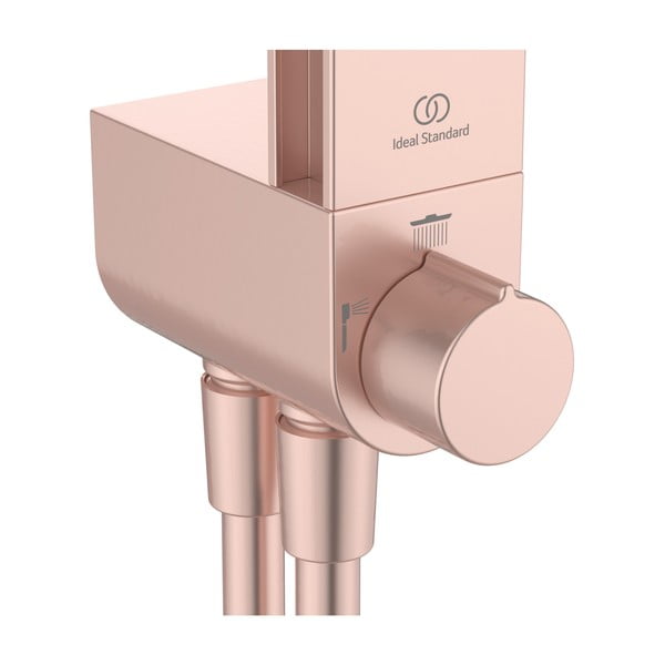 Svetlo rožnata kovinska tuš garnitura 110 cm ALU+ – Ideal Standard-image-2