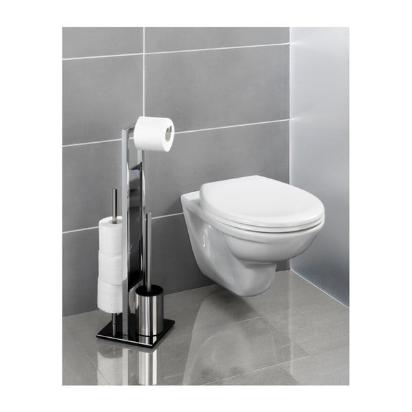WC ščetka z držalom za toaletni papir Wenko Rivalta-image-1