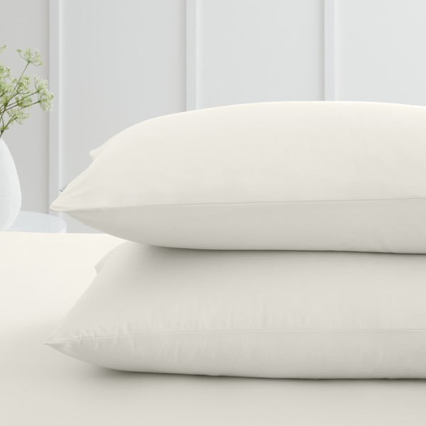 Prevleke za vzglavnik iz bombažnega perkala v kompletu 2 ks 50x75 cm Cotton Percale – Bianca-image-1