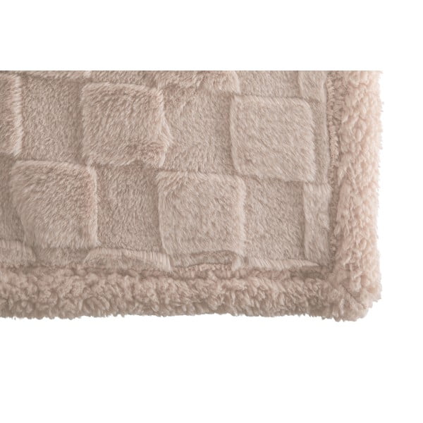 Bež odeja iz mikropliša 150x200 cm Rava – Tiseco Home Studio-image-2