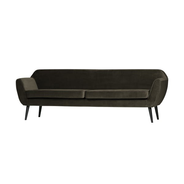 Temno zelen žameten kavč WOOOD Rocco, 230 cm-image-2