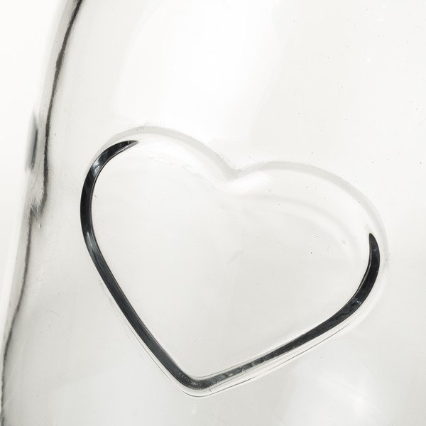 Steklo s plutovinastim pokrovčkom Unimasa Heart, ⌀ 11,2 cm-image-1