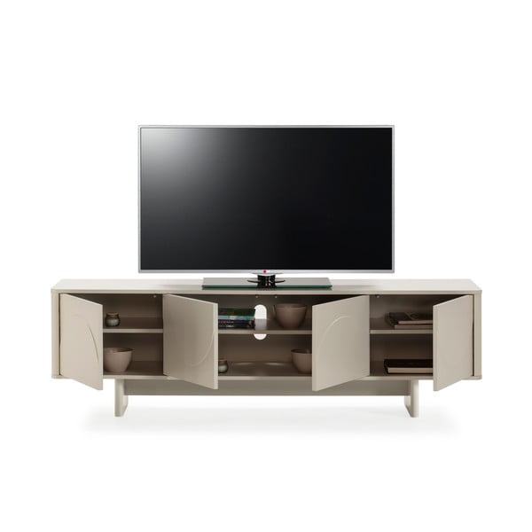 Kremno bela TV omarica 180x55x40 cm Solei – MOME-image-2