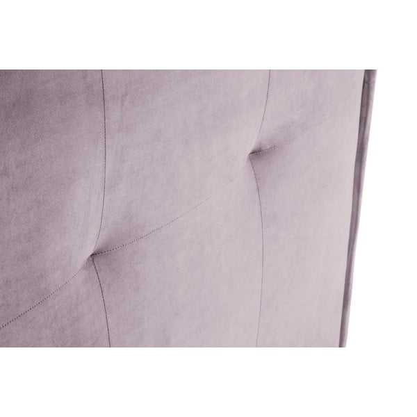 Svetlo rožnato vzglavje 140x120 cm Monica – Milo Casa-image-1