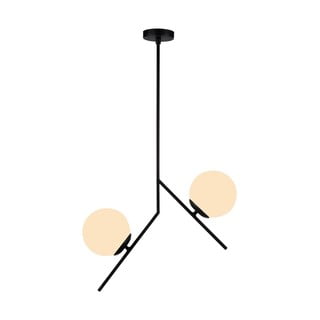 Črna viseča svetilka Squid Lighting Diagonal, višina 74 cm