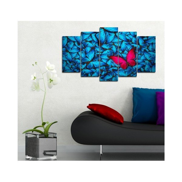 Večdelna slika 3D Art Azul Feel, 102 x 60 cm-image-1