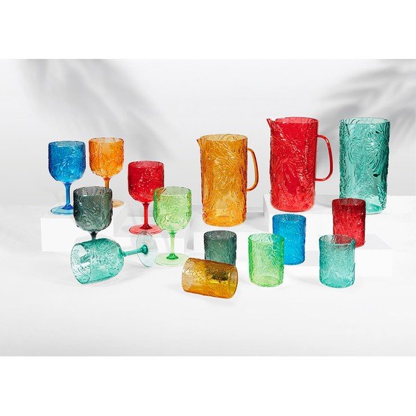 Akrilni kozarci v kompletu 6 ks 400 ml Tropical – Brandani-image-1